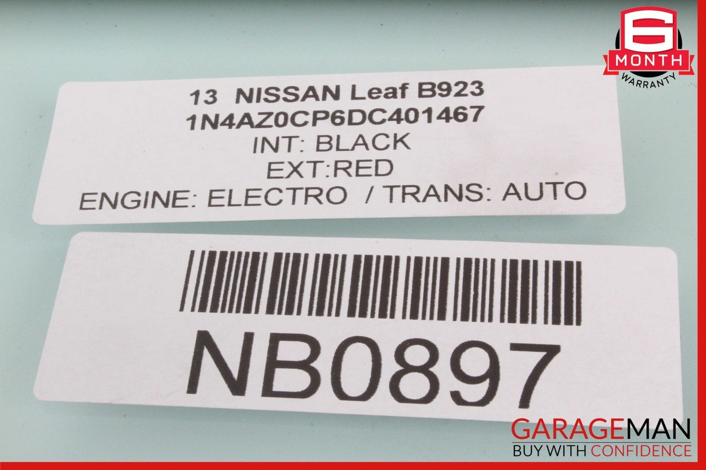 13-24 Nissan Leaf Front Left Driver Side Door Window Glass OEM 803013NF0A