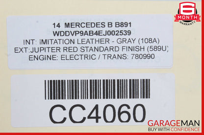 13-18 Mercedes B-Class W242 W246 B250 Dashboard Dash Board Panel Assembly OEM