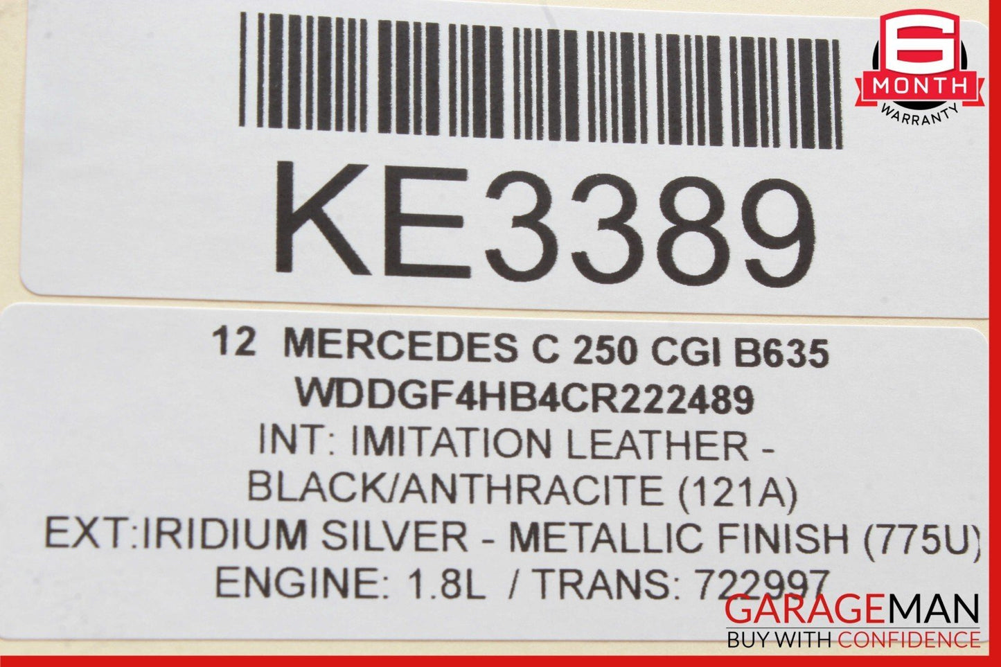 10-14 Mercedes W204 C250 C300 C350 Rear Fuse Relay Box 2049060105 OEM