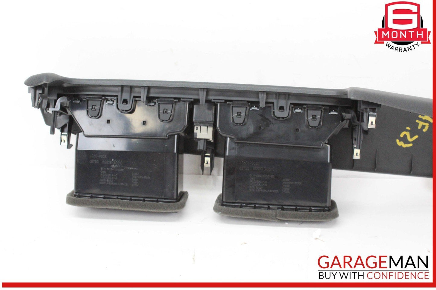 18-24 Nissan Leaf Front Right Side Dash Trim Panel w/ AC A/C Air Vent Grille OEM