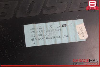 03-08 Mercedes R230 SL500 SL55 AMG Bose Subwoofer Audio Radio Speaker OEM