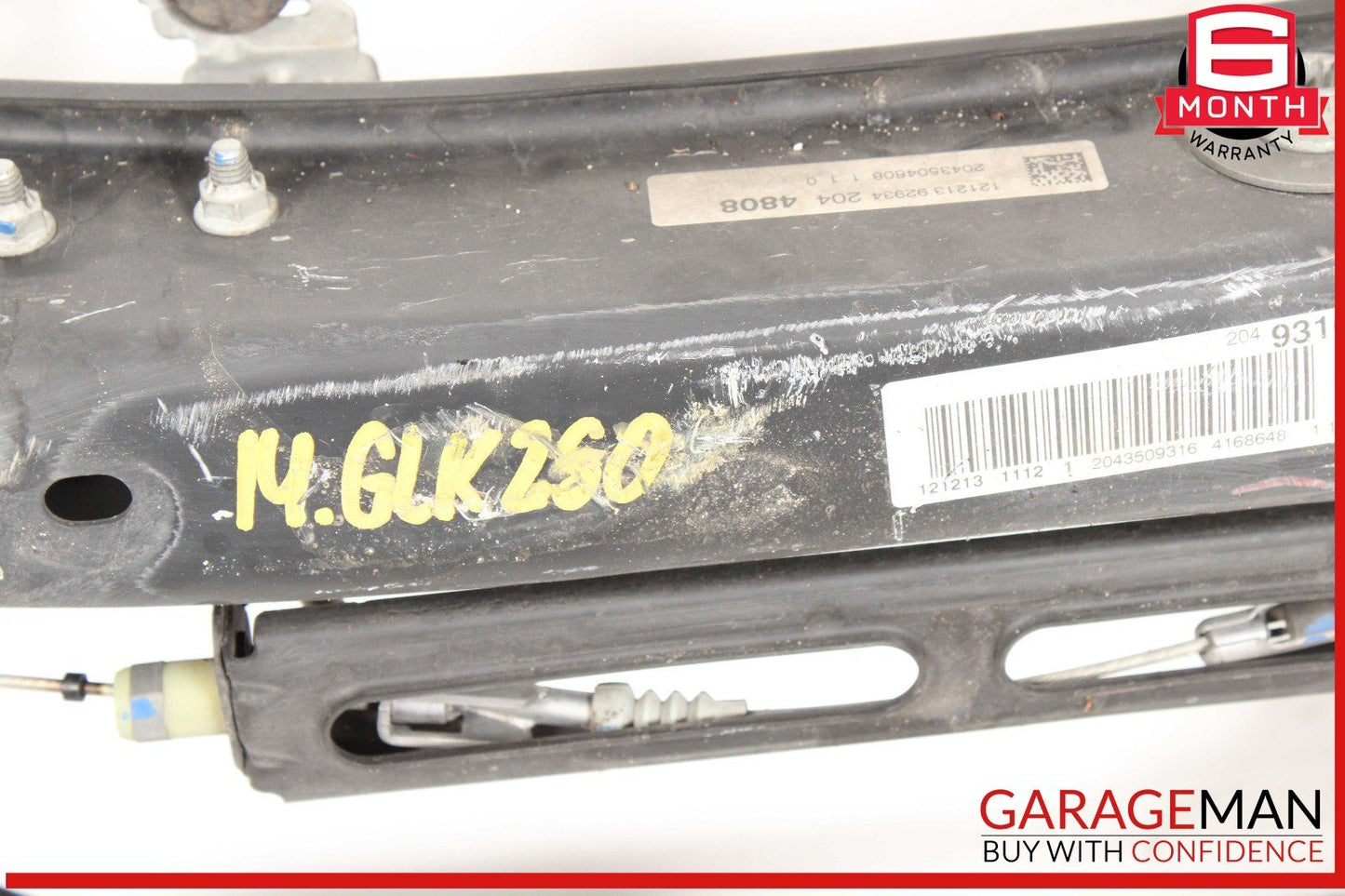 10-15 Mercedes X204 GLK250 Rear Sub Frame Subframe Engine Crossmember OEM