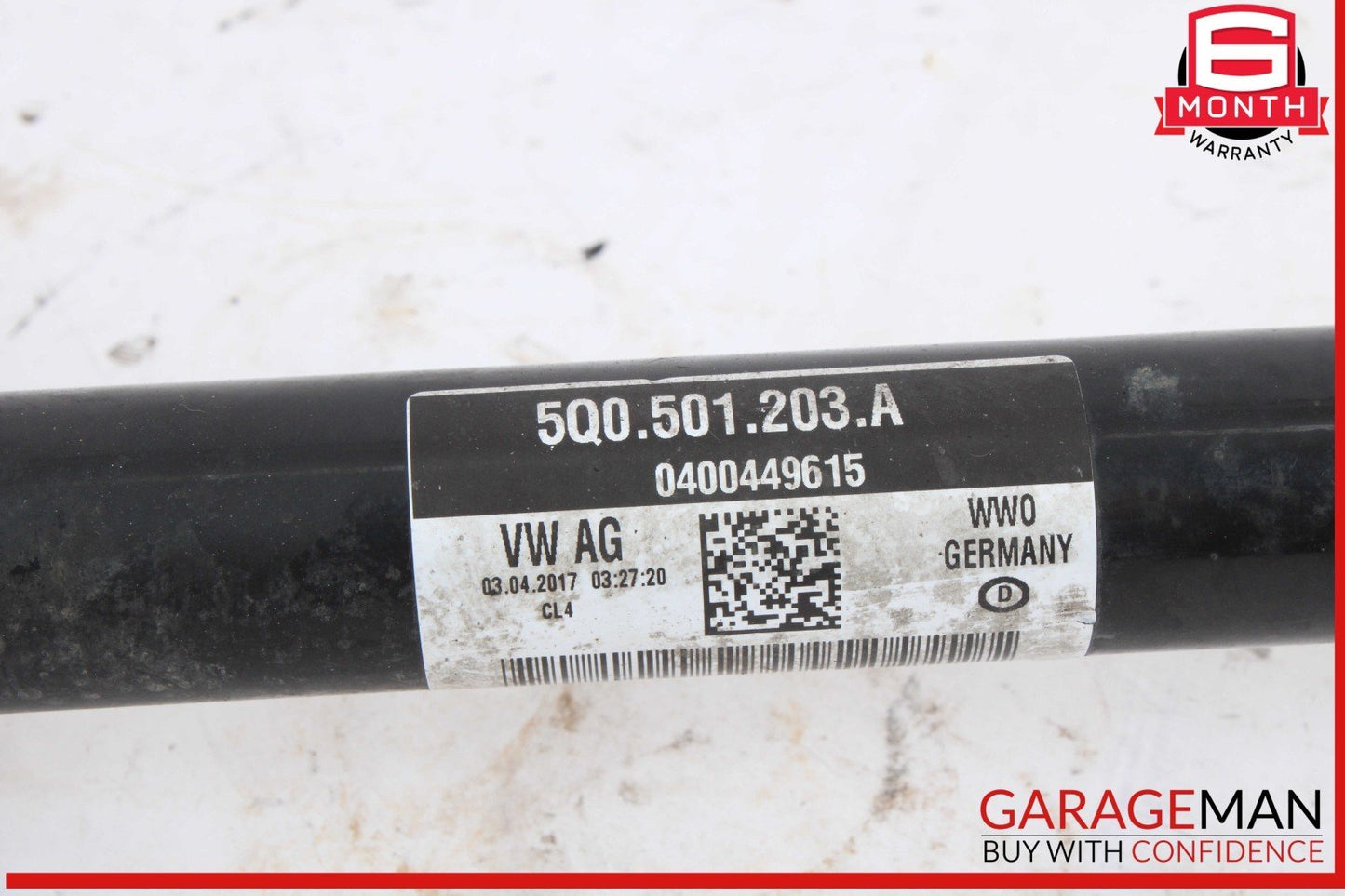 15-20 Audi A3 S3 A3 Quattro Rear Left Driver Side CV Axle Shaft 5Q0501203A OEM