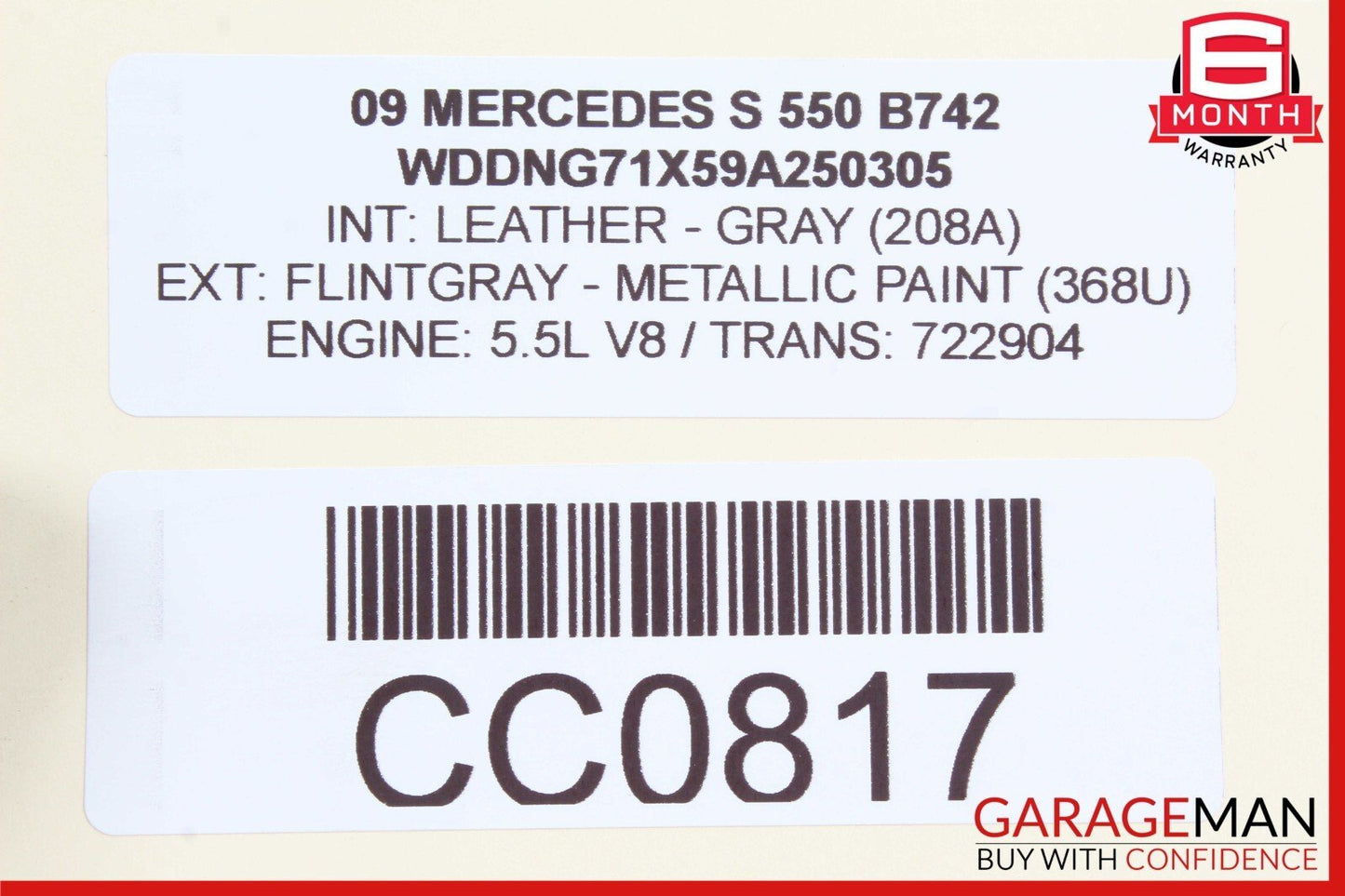 07-09 Mercedes W221 CL550 S550 S63 Rear Trunk Fuse Relay Junction Box Assy OEM