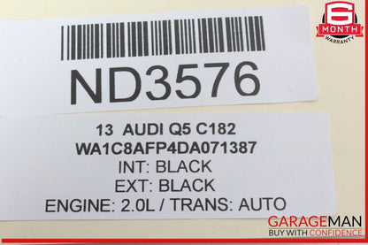 13-17 Audi Q5 Rear Bumper Wire Wiring Harness w/ Park Assist PDC Sensor OEM