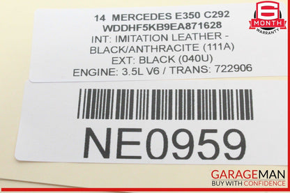 12-18 Mercedes W212 E350 CLS550 CLS400 E400 Overhead Dome Light Lamp OEM