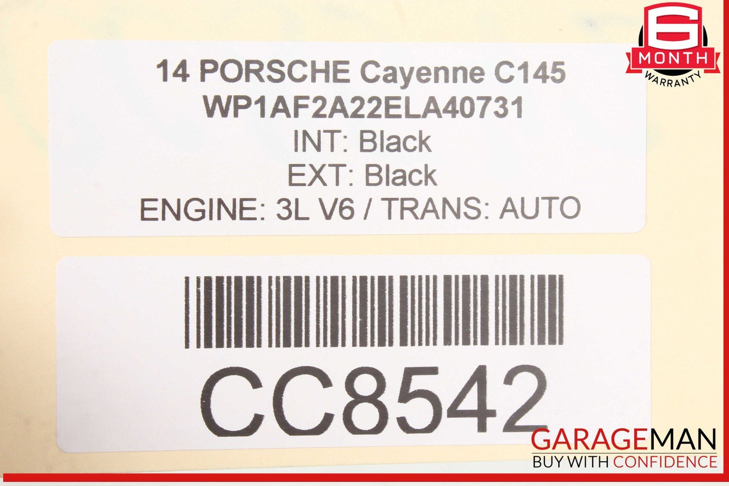 11-18 Porsche Cayenne 958 3.0L Diesel Front Tranny Transmission Transfer Case