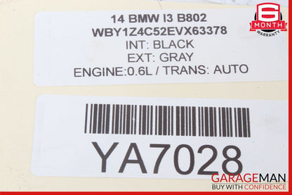 14-21 BMW BMW I3 I01 Hybrid Brake Master Cylinder Power Booster OEM