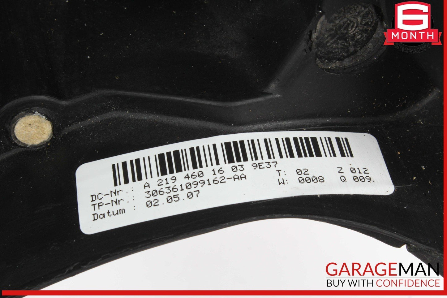 06-09 Mercedes W219 CLS550 E550 4 Spoke Steering Wheel Black OEM