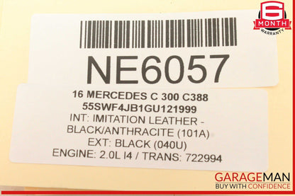 15-18 Mercedes W205 C300 RWD Electric Power Steering Gear Rack 2054609500 OEM