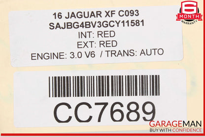 16-23 Jaguar XF Rear Sub Frame Subframe Suspension Crossmember OEM
