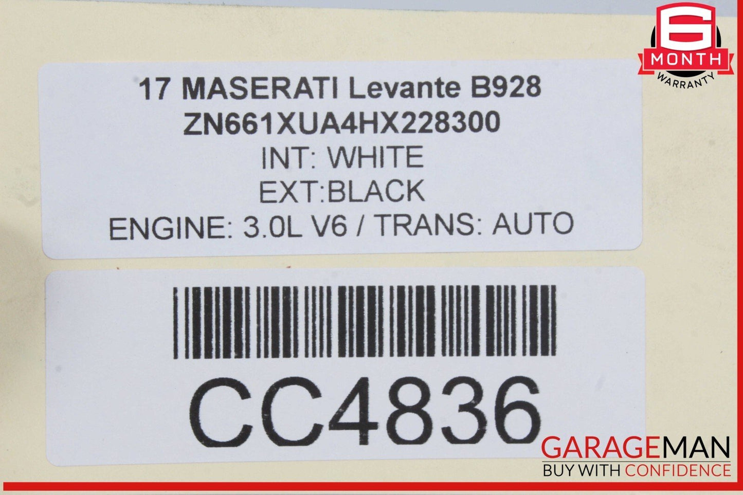 17-20 Maserati Levante Rear Subframe Crossmember Cross Member OEM