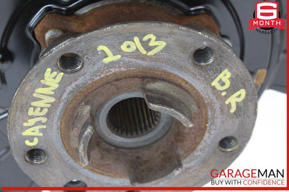 11-14 Porsche Cayenne 958 AWD Rear Right Side Spindle Knuckle Wheel Hub OEM