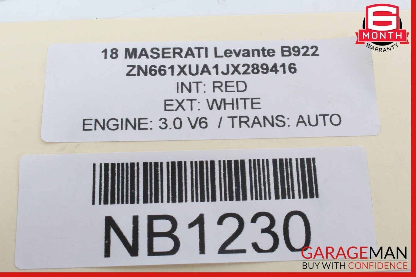 17-20 Maserati Levante M161 Front or Rear Side Door Speaker Set of 2 670036368