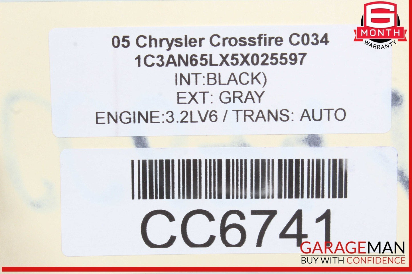 04-08 Chrysler Crossfire A/C Air Conditioning Condenser Assembly A2028300970 OEM