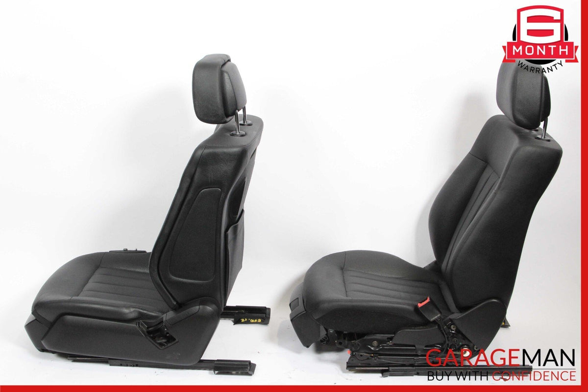 10-16 Mercedes W212 E350 E550 Coupe Complete Front Seats Cushion Assembly Black