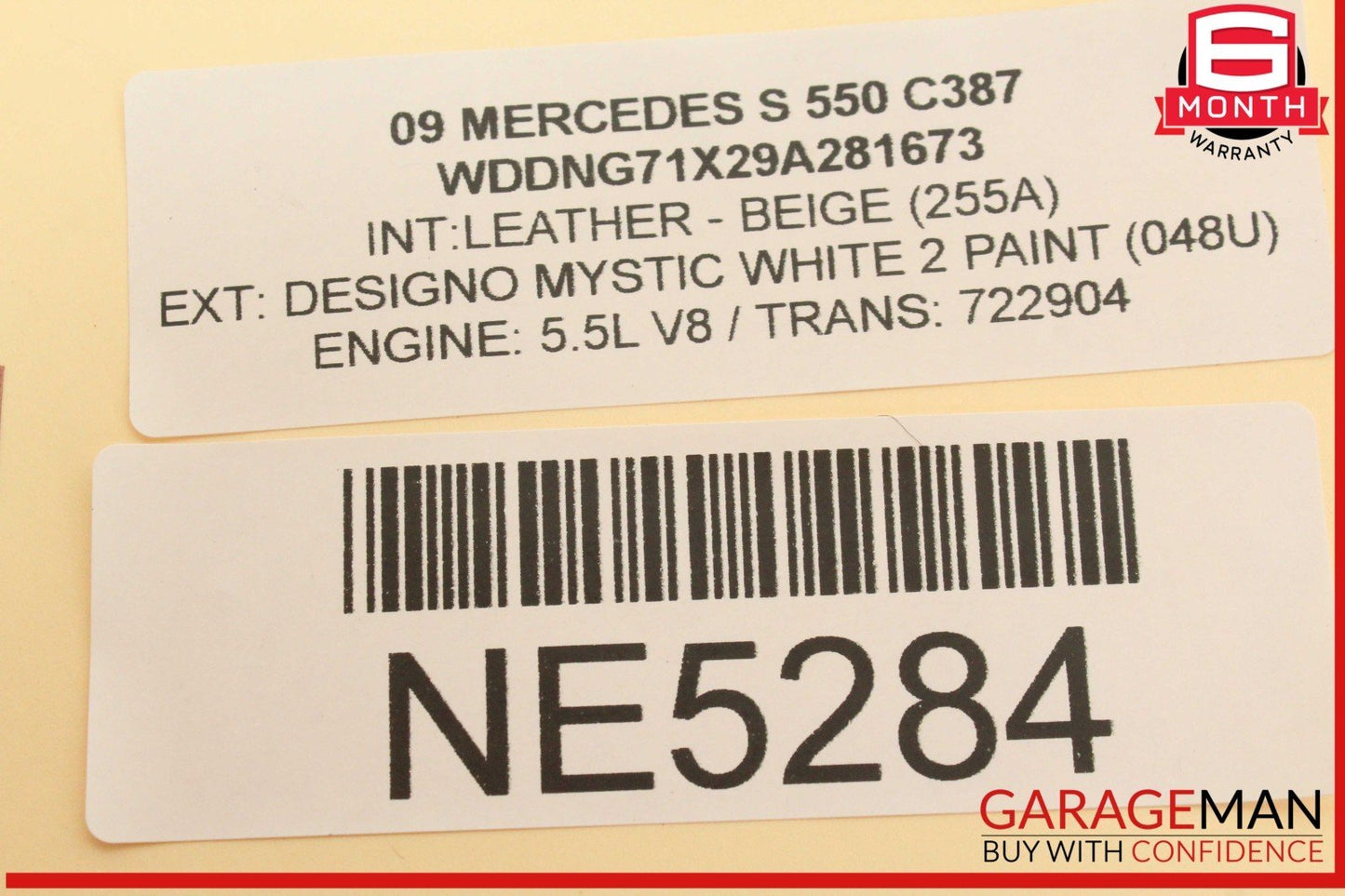 07-14 Mercedes W221 S550 Steering Column Combination Switch Assembly Black OEM