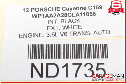 11-18 Porsche Cayenne 958 Front Left Knuckle Spindle 7P0615311B OEM