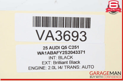 18-25 Audi Q5 Rear Right Passenger Side Forward Lateral Control Arm 80A505292