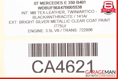 07-14 Mercedes W221 S550 CL600 Front Left Seat Controller Switch Set of 2