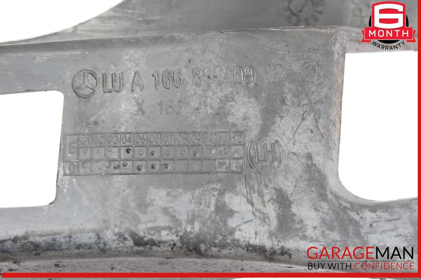 13-16 Mercedes X166 GL550 Rear Left Driver Side Bumper Cover Mount Bracket OEM