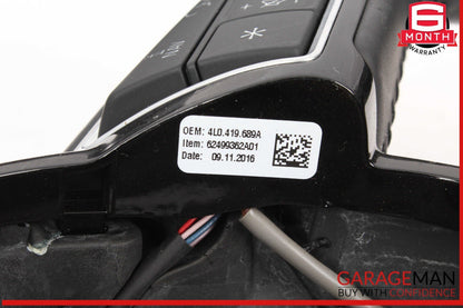 15-18 Audi Q3 Front Left Driver Side Steering Wheel Black 4L0419689A OEM
