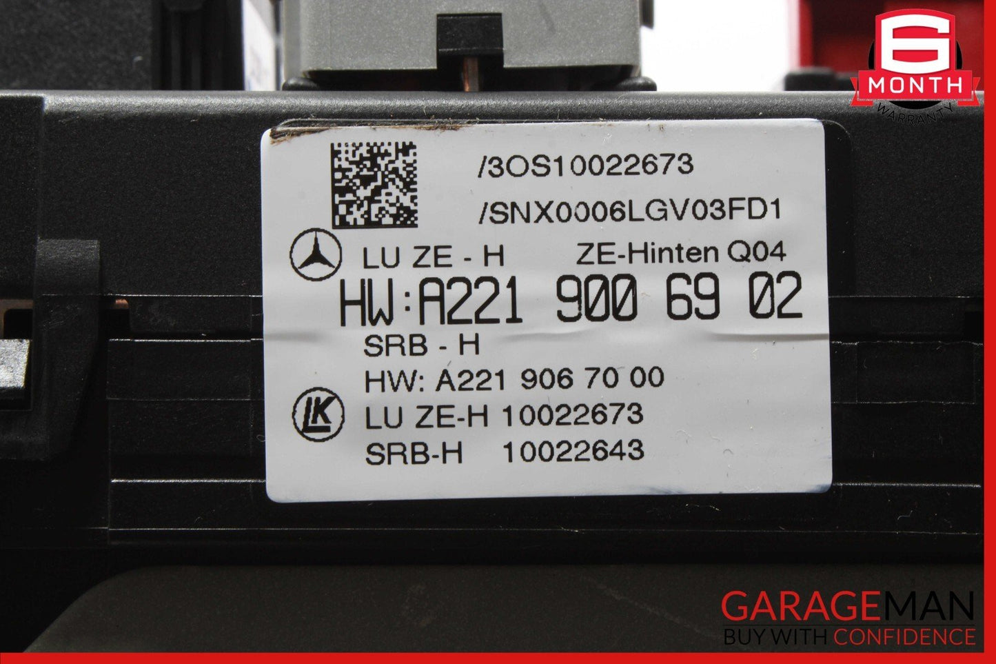 10-14 Mercedes W221 S550 CL550 CL65 AMG Rear Trunk Fuse Relay Junction Box OEM