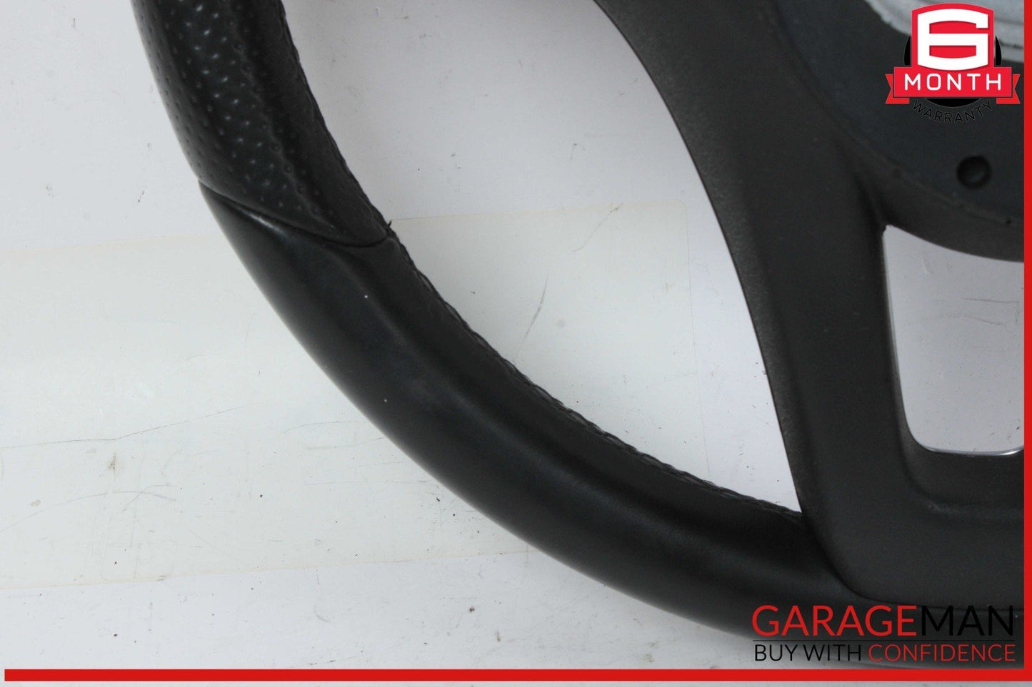 15-18 Mercedes W205 C300 GLC300 Steering Wheel Black w/ Paddle Shifters Assy OEM