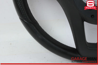 15-18 Mercedes W205 C300 GLC300 Steering Wheel Black w/ Paddle Shifters Assy OEM