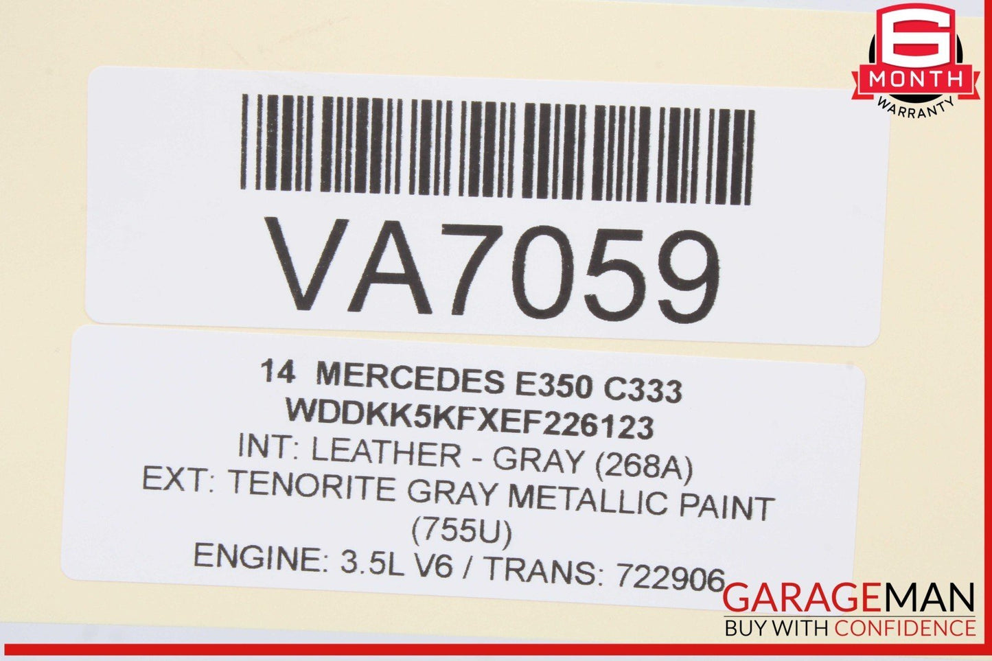 08-17 Mercedes W212 E350 C250 E400 Front Left Side Lower Control Arm RWD OEM