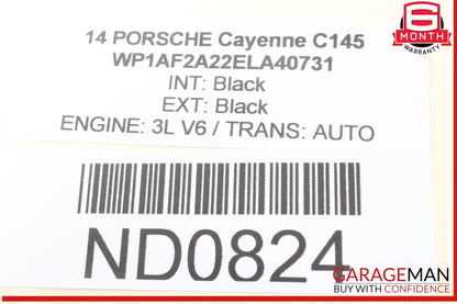 11-14 Porsche Cayenne 958 Rear Left Driver Side Spindle Knuckle Wheel Hub OEM