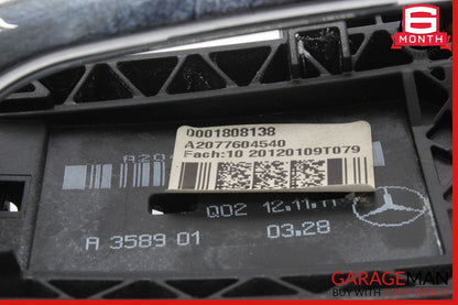 10-18 Mercedes E550 E350 C350 Right Side Exterior Door Handle Keyless Go Silver