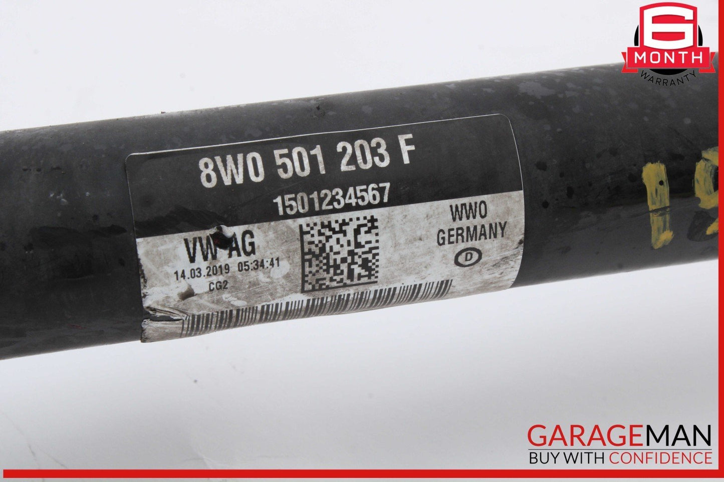 18-24 Audi S5 RS5 Rear Left Driver Side CV Axle Driveshaft 8W0501203F OEM