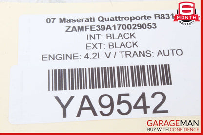 05-08 Maserati Quattroporte M139 Left Driver Side Rear View Door Mirror OEM