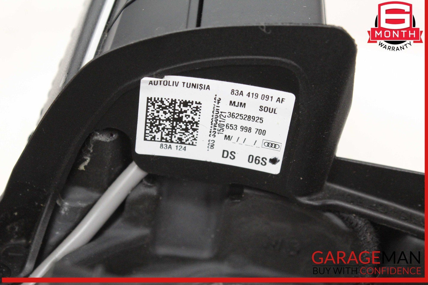 19-24 Audi Q3 Front Left Driver Side Steering Wheel Black 83A419091AF OEM