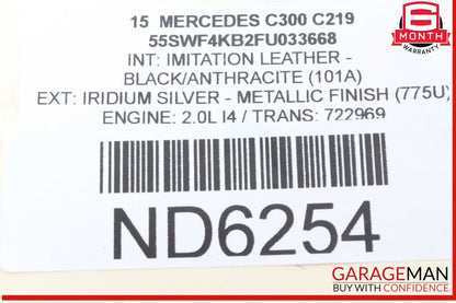 15-20 Mercedes W205 C300 C350e Rear Left Side Wheel Spindle Knuckle Hub Bearing