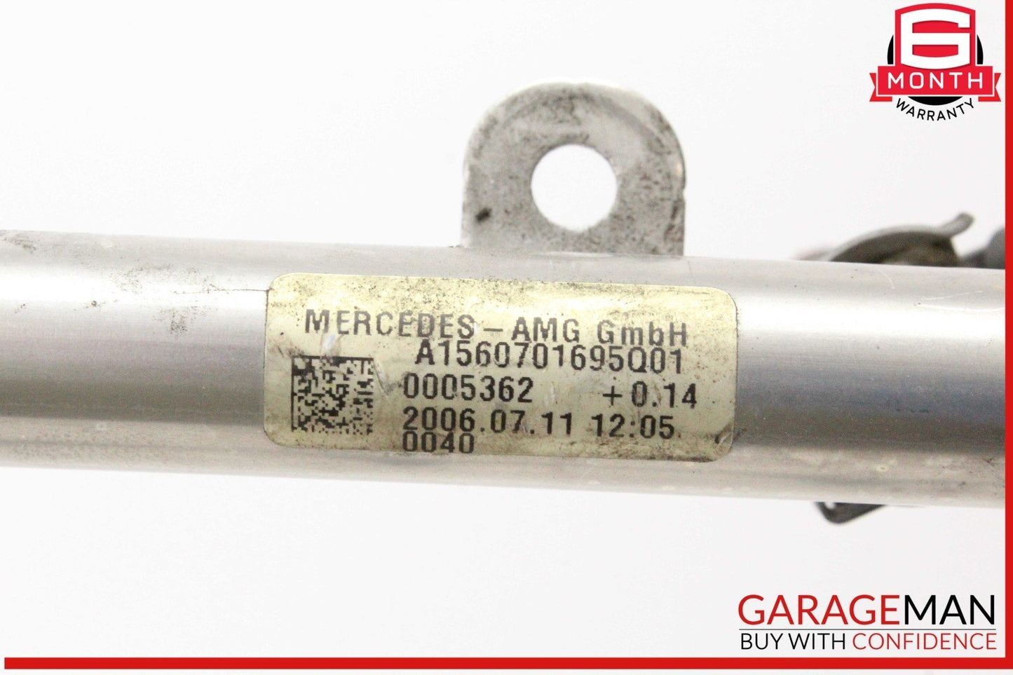 07-12 Mercedes W219 CLS63 SL63 AMG Engine Fuel Injector Rail w/ Injectors OEM