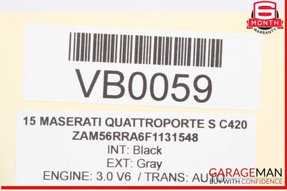 14-17 Maserati Quattroporte S Rear Left Driver Side Exterior Door Handle OEM