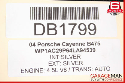 03-06 Porsche Cayenne 955 Rear Propeller Prop Drive Axle Shaft Driveshaft Assy