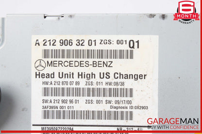10-11 Mercedes W212 E350 E550 Radio Comand Comand Head Unit CD Changer Player