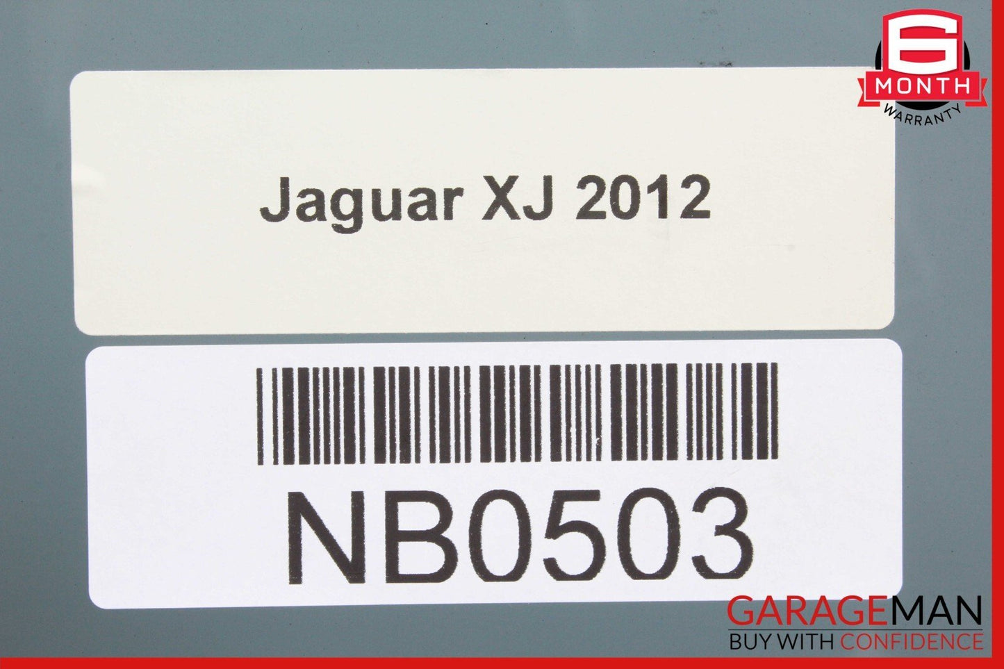 10-15 Jaguar XJ XJR Rear Left Driver Side Door Window Glass OEM