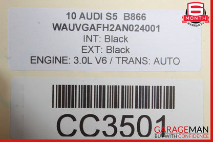 10-17 Audi S5 Rear Top Upper Seat Cushion OEM