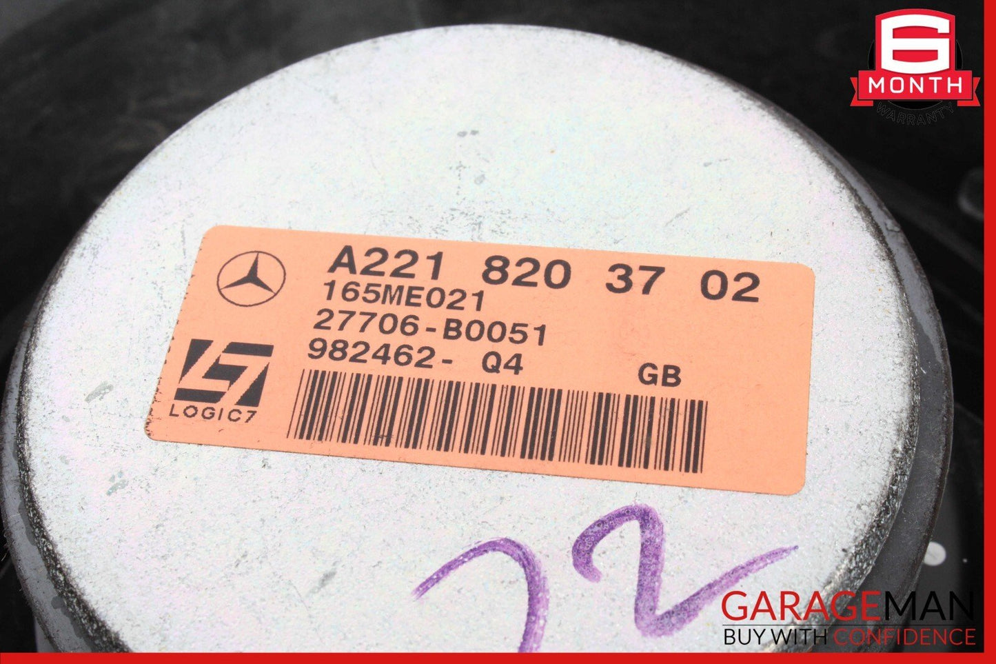 07-09 Mercedes W221 S550 S63 Rear Left & Right Door Audio Sound Speaker Set of 2
