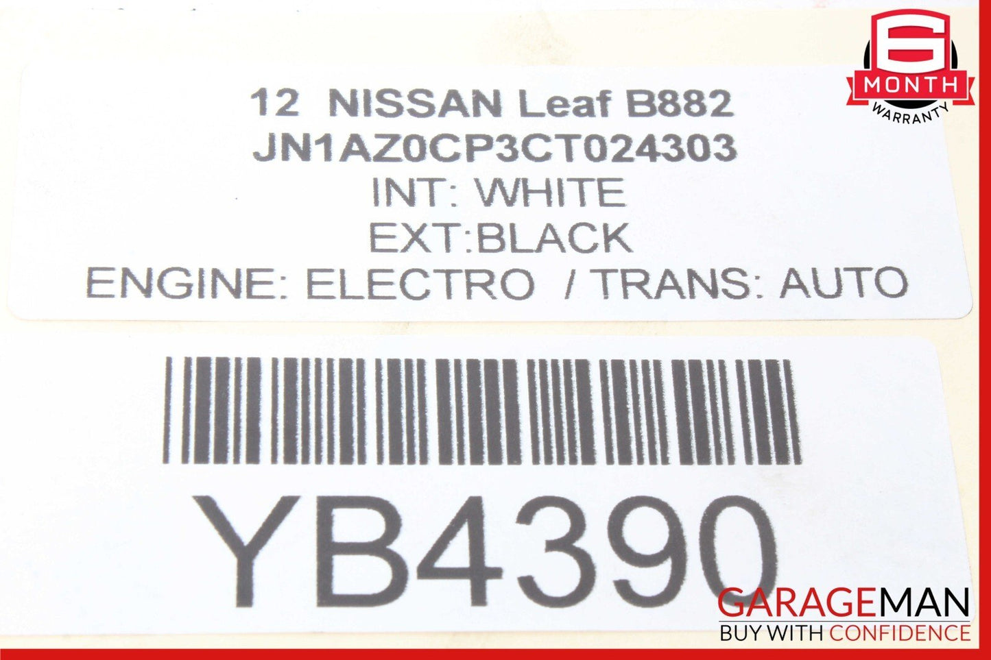 11-12 Nissan Leaf Charging Port Support Bracket Holder OEM