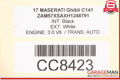 14-17 Maserati Ghibli S Q4 AWD 8G Auto Trans Automatic Transmission Assembly 86k