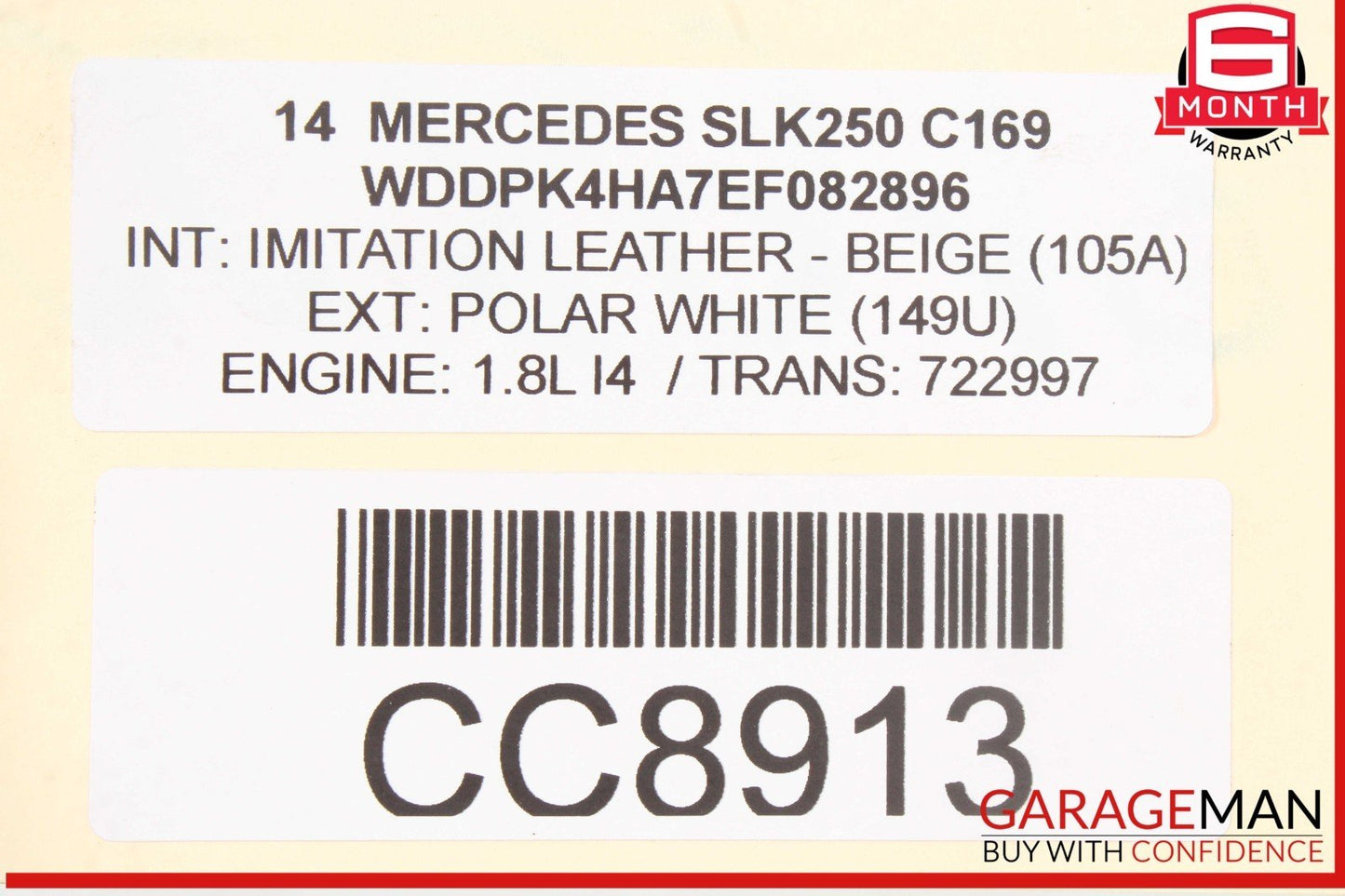 12-15 Mercedes R172 SLK250 1.8L Rear Differential Diff Axle Carrier 3.07 OEM