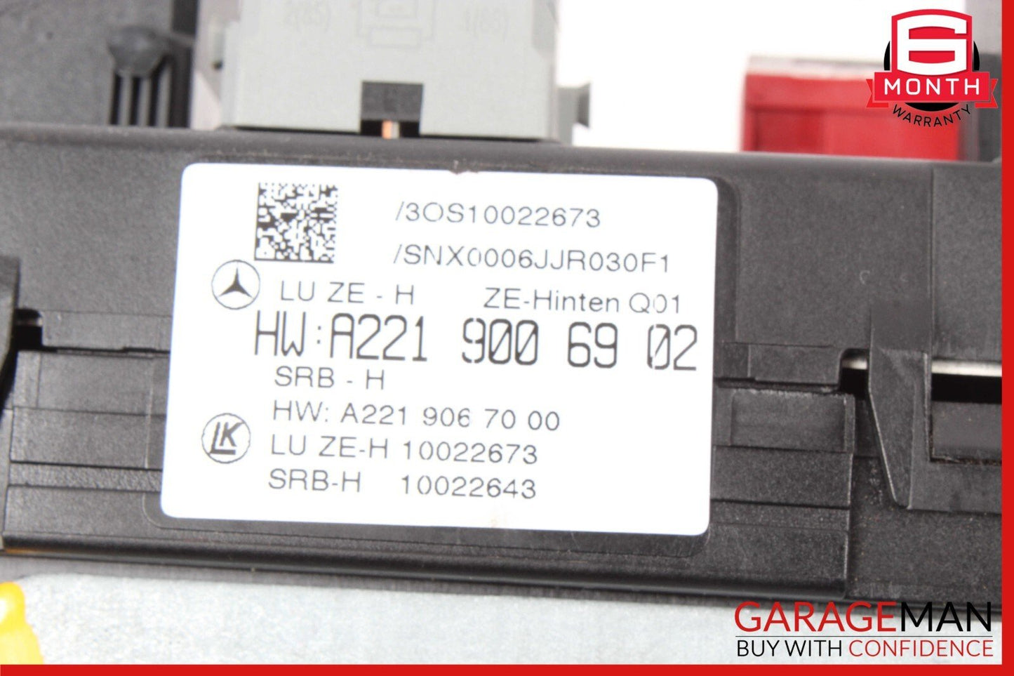 10-13 Mercedes W221 S400 S550 S65 AMG Rear Sam Fuse Box Relay Module Control OEM