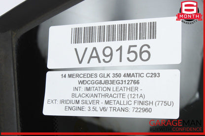 10-15 Mercedes X204 GLK350 4MATIC Rear Right Side Quarter Window Glass OEM