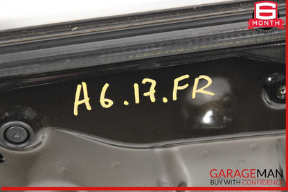 12-18 Audi A6 Front Right Passenger Side Exterior Door Shell Frame Panel OEM