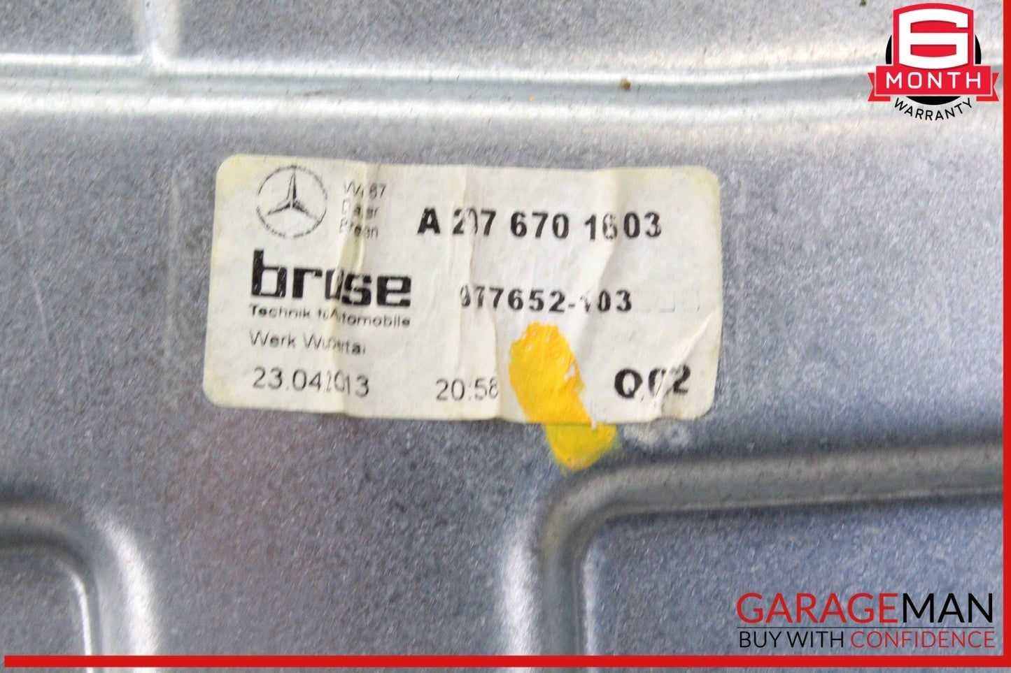 11-17 Mercedes W207 E350 Rear Right Passenger Side Window Regulator w/ Motor OEM